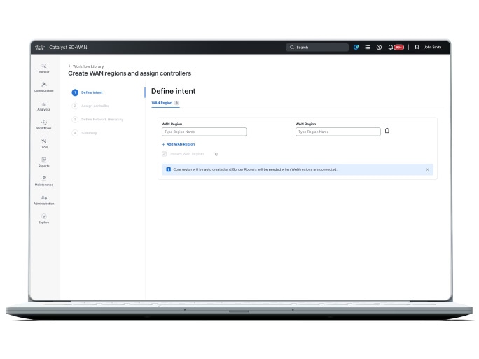 Centralized management dashboard
