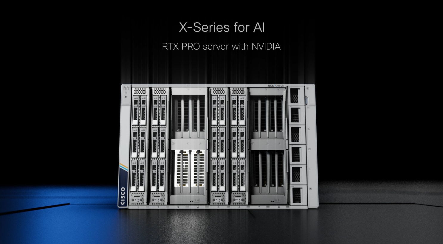 Rendering of UCS X-Series Servers