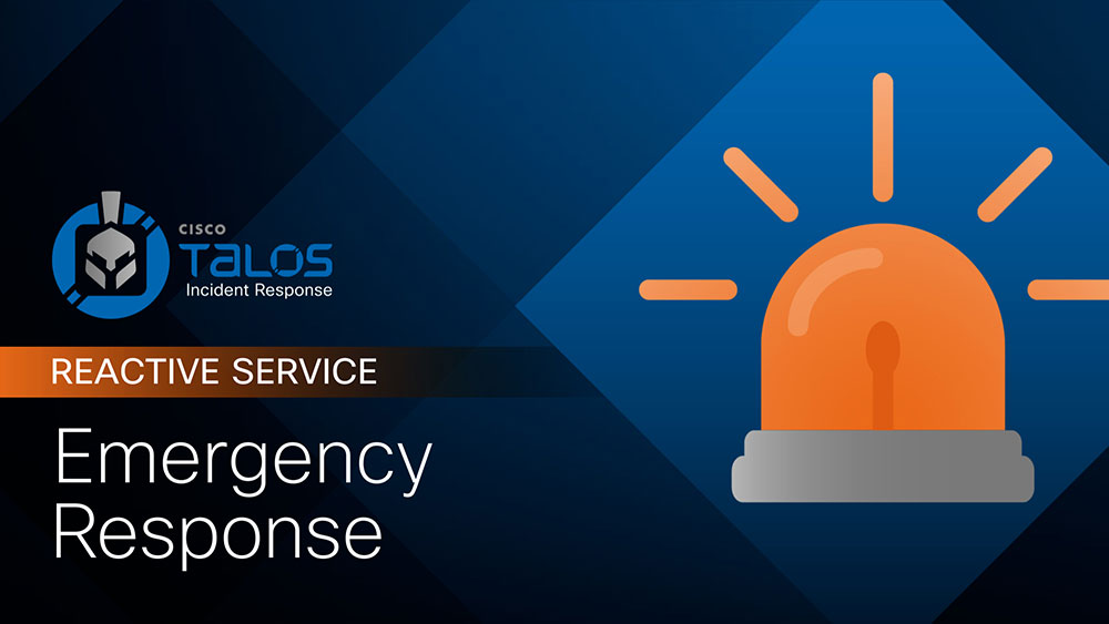 Screenshot from the reactive services emergency response youtube video