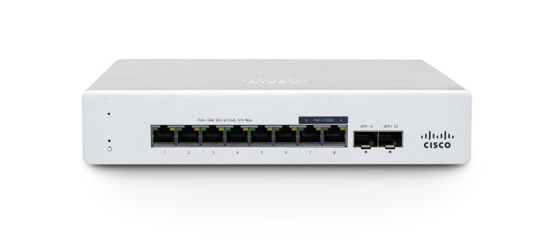 Cisco Meraki MS130-8 Cloud-Managed 8 GE Network Switch